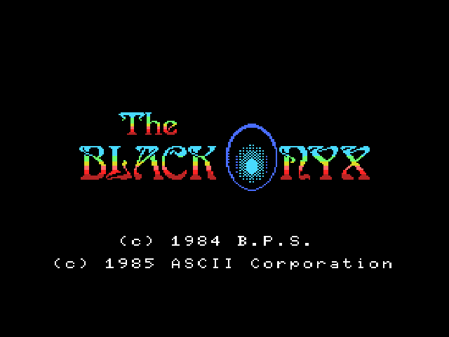The Black Onyx 1 Title Screen
